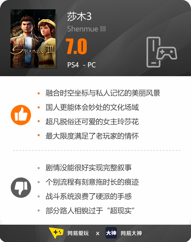 莎花飘香——《莎木3》评测不朽情缘电子游戏人间有情(图24) 莎花飘香——《莎木3》评测不朽情缘电子游戏人间有情(图24)